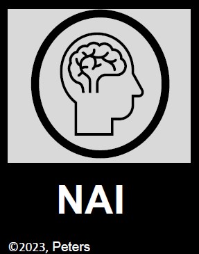 NAI logo. Logo for no artificial intelligence.